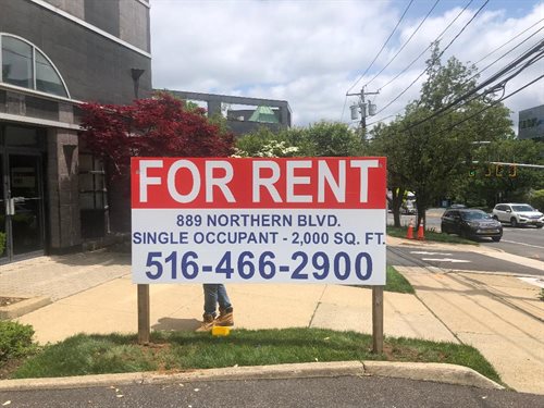 Great Neck  NY Nassau County for rent sign